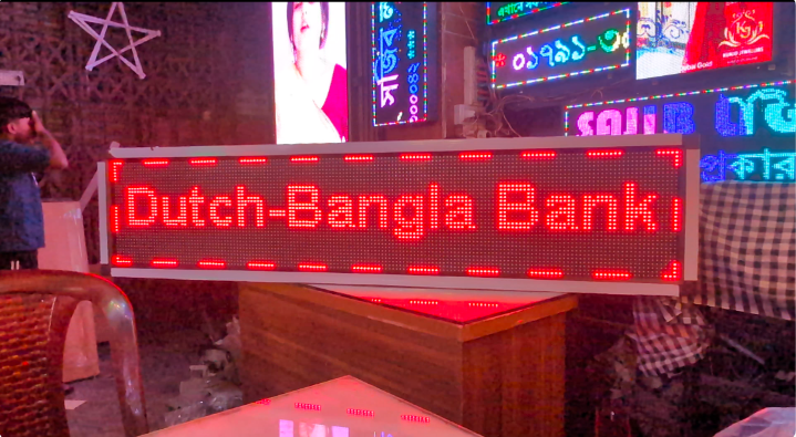 P10 Red Color Sign Board